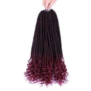 Wig dirty braid Goddess of Freedom Faux Locs Crochet Hair crochet hair