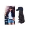 50Cm Long Vacation Hair Hat One Body Lady Fashionable Head Sets Wig