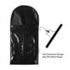 Hair Extensions Storage Bag With Metal Hanger Durable