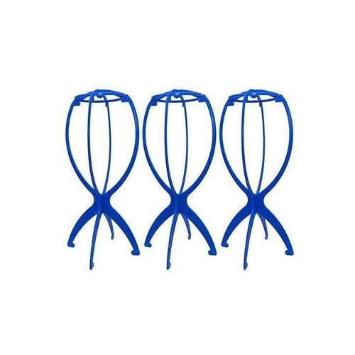 3PCS Foldable Wig Stands Display Mannequin