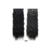 Jeedou Synthetic Beach Wavy Hair Clip In Hair Extensions 6pcsset Long Bouncy Curly Hairpieces Black Brown Color For Women