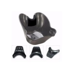 3 X Black Suction Flexible Neck Rest Shampoo Bowl Basin Hair Wash Sink Gripper