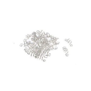 30x Braid Rings Hair Hoops Dreadlocks Beads Hair Cuffs For Hair