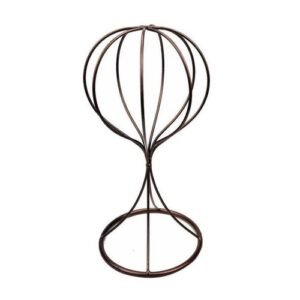 Balloon Shape Hollowed Out Metal Wigs Hanger Hats  Caps Display