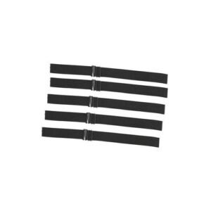 5 Pieces Elastic Band Black With Hooks For Closure Making