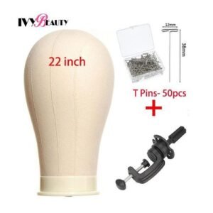 Training Mannequin Canvas Block With Wig Stand Supports Holder Adjustable Mini Wig Stand Tripod For Choice