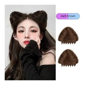 As Synthetic Hair Chignons Elastic Scrunchie Hair Extensions Ribbon Ponytail Hair Clip Bundles Hairpieces Donut Buns