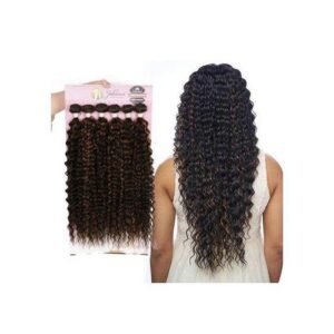 Julianna High Quality Packet Smooth Ombre Curly Kanekalon Fiber Organic Synthetic Weave Bundles Hair Extensions