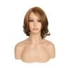 Amir Synthetic Wavy Wigs For Black Women Short Water Wave Nature Color Bob Pixie Part Use For Cosplay Hairs
