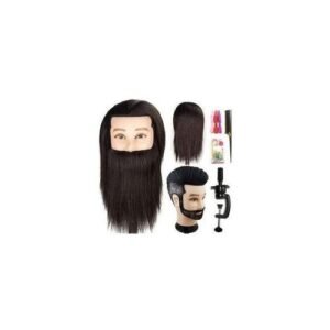 JMHAIR Professional Barber Male Mannequin Head With Human