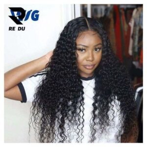 Blonde Afro Kinky Curly Wigs - 13x6 Front Wigs With Baby Hair For Black Women