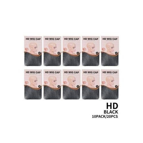 Hd Wig Cap 10 Pcs Hd Thin Wig Cap Stocking Cap Transparent Hd Invisible Wig Cap For Wig Sheer Wig Cap Wig Accessories