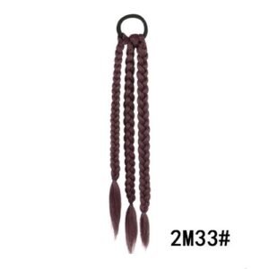 Pearls Twist Braid Wig Knotless Light-weighted Braided Wigs for Cool Women Girl Party,Dark Brown,1 NO5113