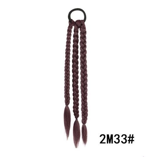 Pearls Twist Braid Wig Knotless Light-weighted Braided Wigs for Cool Women Girl Party,Dark Brown,1 NO5113