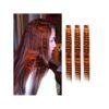 3pcs/Set Long Straight Clip-In Synthetic Hair Extensions Wig, Includes Colorful Zebra Stripe And
