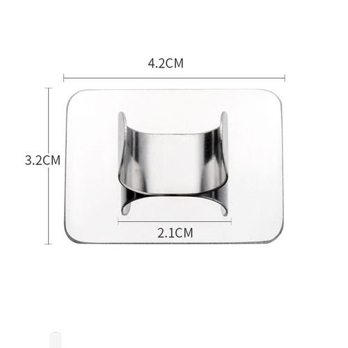 1PC Salon Manicure Finger Ring Color Palette Makeup Cream Foundation Mixing Palette Cosmetic Make Up Tool Stainless Steel Plate SMA