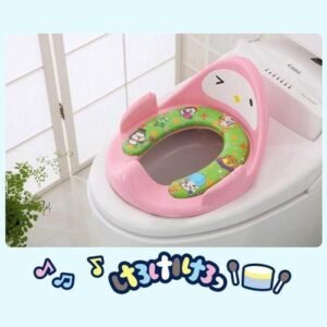 Kids Baby Toddler Children Toilet Seat Cushion Potty Training Ring Pad Cover Toy Pink pink