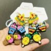 10pcsset Cute Cake Ice Cream Colorful Hair Accessories