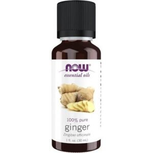 Now Solutions Ginger Oil,Spicy Scent,Steam Distilled,100% Pure 1 Oz 30ml