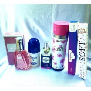 Ard Alzaafran Combo Perfumes Female Gift Set - Mousuf Wardi