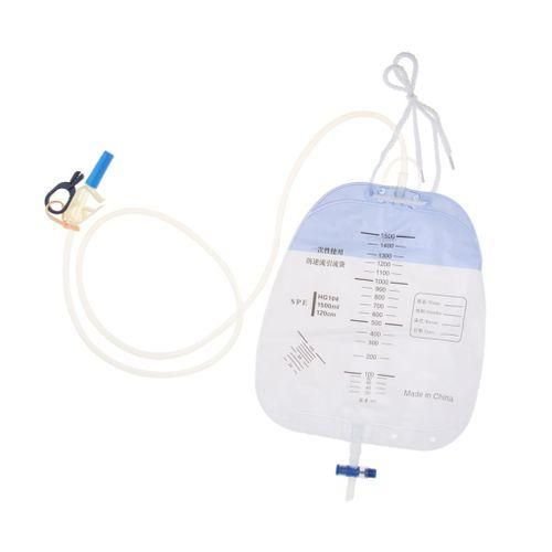 1500ml Disposable Transparent Urine Urinary Catheter Drainage Bag