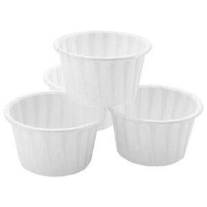 915 Generation 100Pcs Paper Cup Nose Hair Face Hair Removal Wax Bean Container Cake Paper Tray Paper Bowl Melting Wax Ice Cream Organizer