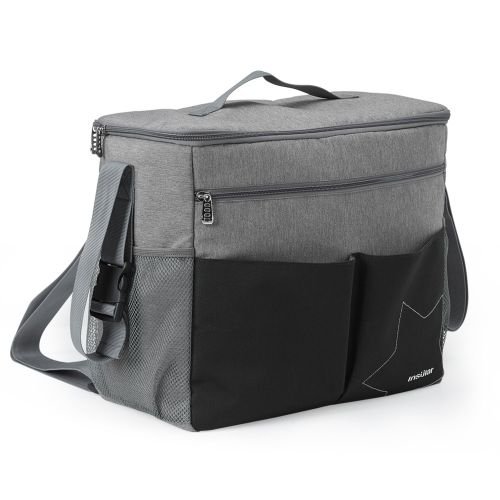 Insular Mommy Diaper Bags Mother Large Capacity Travel Nappy Backpacks With Anti-loss Zipper Solid Baby Maternity Nursing Bags