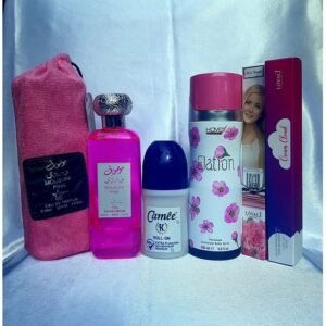 Aryan Combo Perfumes Female Gift Set - Mousuff Pink