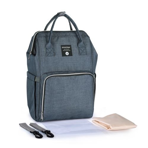 Insular Baby Diaper Bag Backpack Mommy Maternity Stroller Nappy Backpack Large Capacity Nursing Changing Bag For Baby Stroller