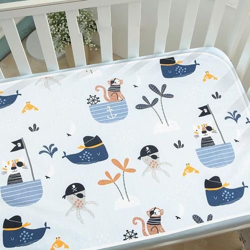 Pure cotton baby changing mat bamboo fiber waterproof washable breathable crib mattress