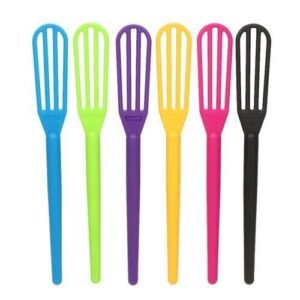 1pc Plastic Salon Hair Color Dye Cream Whisk Mixer Stirrer
