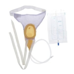 Portable Female Patient Urinal Pee Holder Bag Collector 1000ml Bladder
