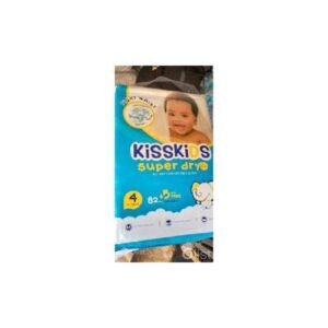 Kisskids Super Dry Baby Diapers  Jumbo  Size 4, 82X1