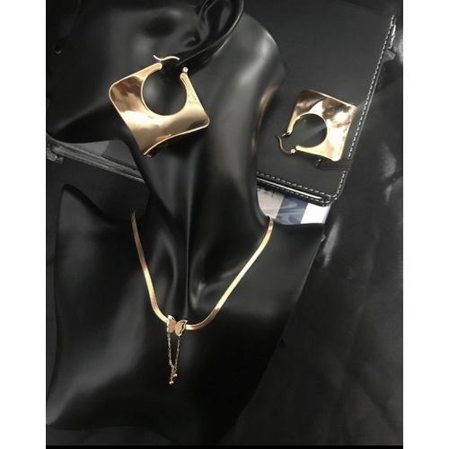 DUBIA SOPHISTICATED JEWELRY SET WOMEN NECKLACE/EARRING AND PENDANT