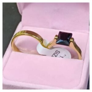 Gold Plated Ring Set/ Ring Bag