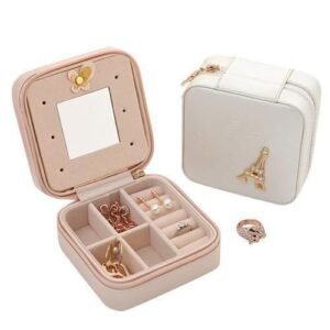 Jewelry Packaging Box Casket Box For Exquisite Makeup Case Cosmetics Beauty Organizer Container Boxes Graduation Birthday Gift