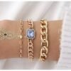 3pcs Bracelet Set- Gold