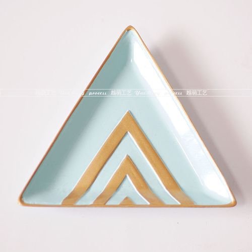 Europe Resin Jewelry Cosmetics Storage Dish Hexagonal