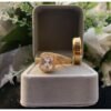 18karat Gold Plated Couple Wedding Ring Set Male And Female