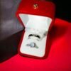 Couples Silver Sterling Wedding Ring Set
