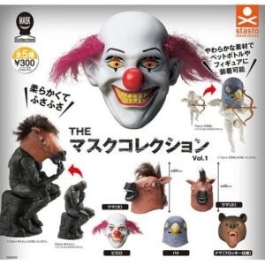 Stasto gashapon toys funny 1/6 1/2 THE Collection figma horse pigeon clown hood capsule figures