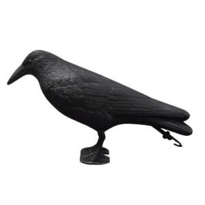Simulation Crow Black Raven Bird Repellent Natural Pest Control Pigeon Repellent Raven Prop Scary Decoration Party Supplies Y