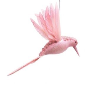 Natural Feather Pigeon Bird Artificial Bird Ornament Simulation Bird Pendant Tree Hanging Hummingbird Pendant