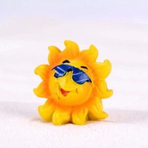 Summer Sun Dolphin Beach Boat Pigeon Figurine Starfish Resin Craft Home Decor Miniature Fairy Garden Decoration Accessories Toys