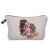 Casual Lovely Cartoon Super Mama Print eup Bag Folding Women Mom and Baby Cosmetics Bags Heat nsfer Cosmetic Organizer Bag