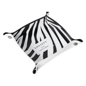 Entrance Key Desktop Snack Lipstick Cosmetics Houndstooth PVC Leather Storage Storage Basket Box Creative Nordic Ins Style