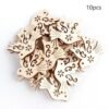 10pcs Unfinished Peace Pigeon Wooden Natural Wood Bird Decorative Scrapbooking Embellishment Making Handcrafts Craft