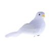 1pc Artificial Foam Feather Dove Decorative White Mini Bird Magnet Craft Birds Simulated Doves Art Retro Photo Props