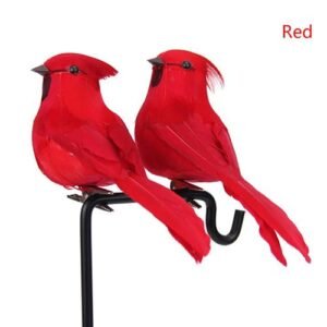 Artificial Pigeon Birds Doves Simulation Feather Pigeon Tree Wedding Party Craft Ornaments Home Living Room Decor