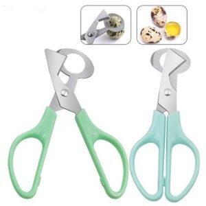 1Piece Stainless Steel Cut Whisk Egg Apparatus Pigeon Quail Egg Scissor Bird Opener Kitchen Tool Clipper Gen Eggshell Cutter-Random